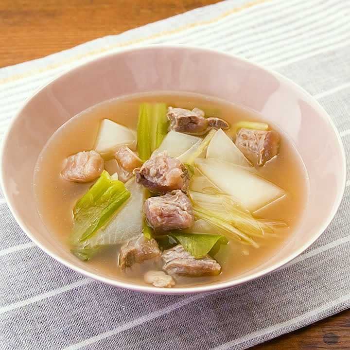 にゅうめん春雨うどん何でも美味しい 和風牛すじ麺 レシピ：白ごはん.com