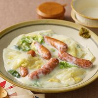 ほうれん草たっぷりのクリーム煮