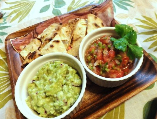 チキンのケサディーヤ