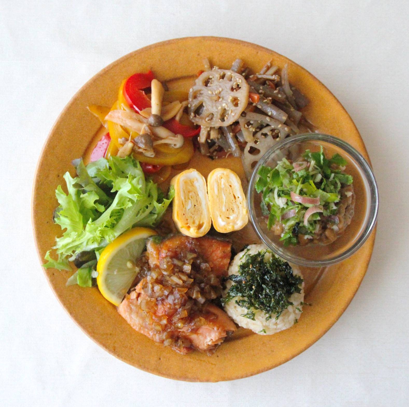 あるもので 和食ワンプレートな朝ごはん♪ こだわりの一つ。 : はるはるの子供アスリート栄養満点ごはん Powered by ライブドアブログ