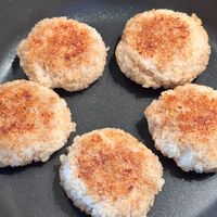 フライパンで 味噌焼きおにぎり 田舎味