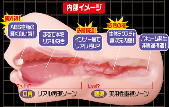 すごふぇらの挿入感】歯無し派から歯有り派に変わってしまう最怖なフェラホール - オナホファン公式