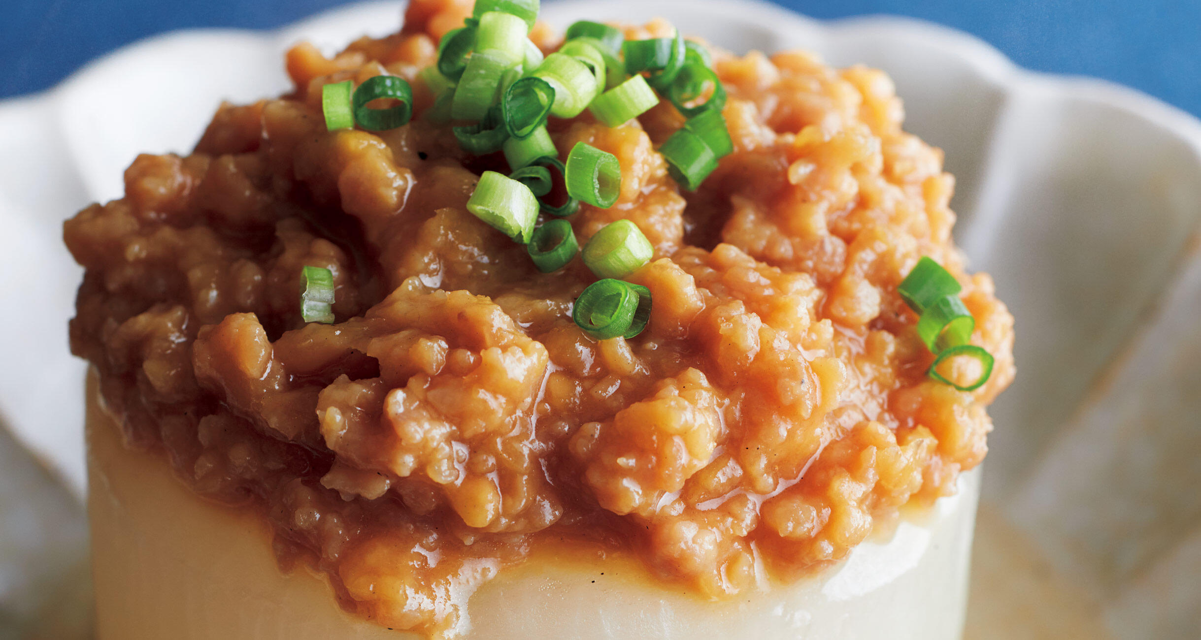 ふろふき風大根 ひき肉あんかけ 圧力なべモードレシピティファール公式サイト