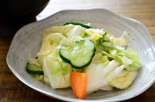 白だしで簡単!『さっぱり白菜の浅漬け』