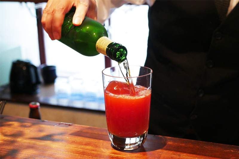 本日のカクテル『シーザー』KOKIKU