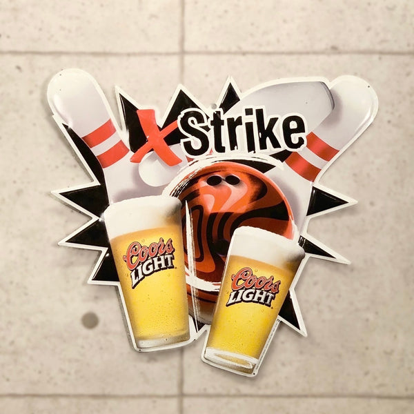 1929 ビンテージ パブミラー Coors Light クアーズライト ウォールデコVINTAGE RUSH