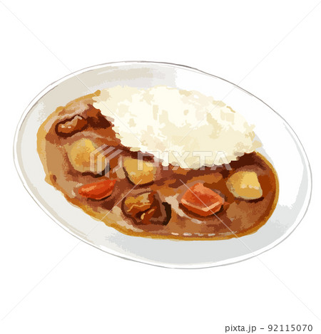 夏野菜カレー 10998000204 の写真・イラスト素材アマナイメージズ