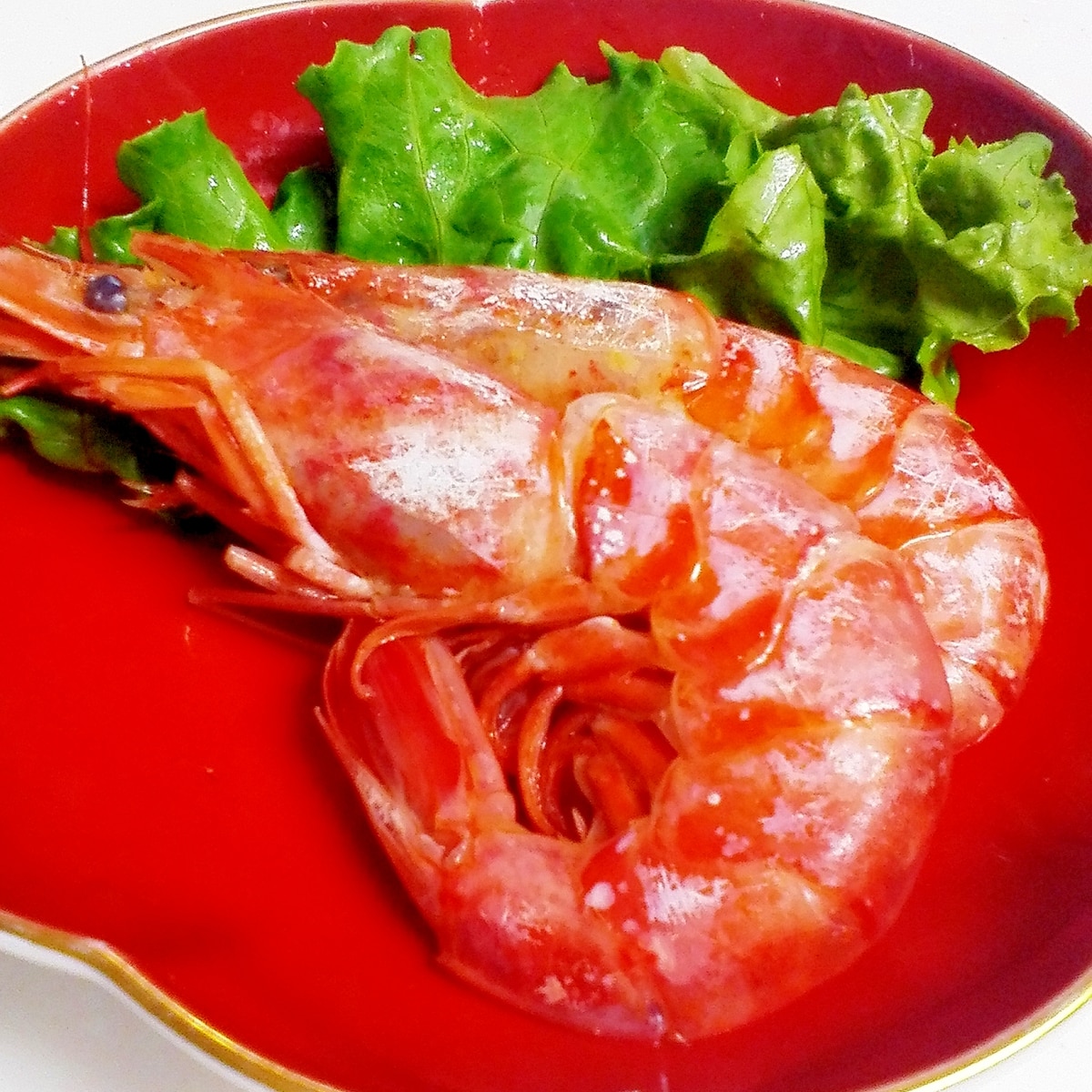 アルゼンチン赤えびのレモンガーリックマリネソテ