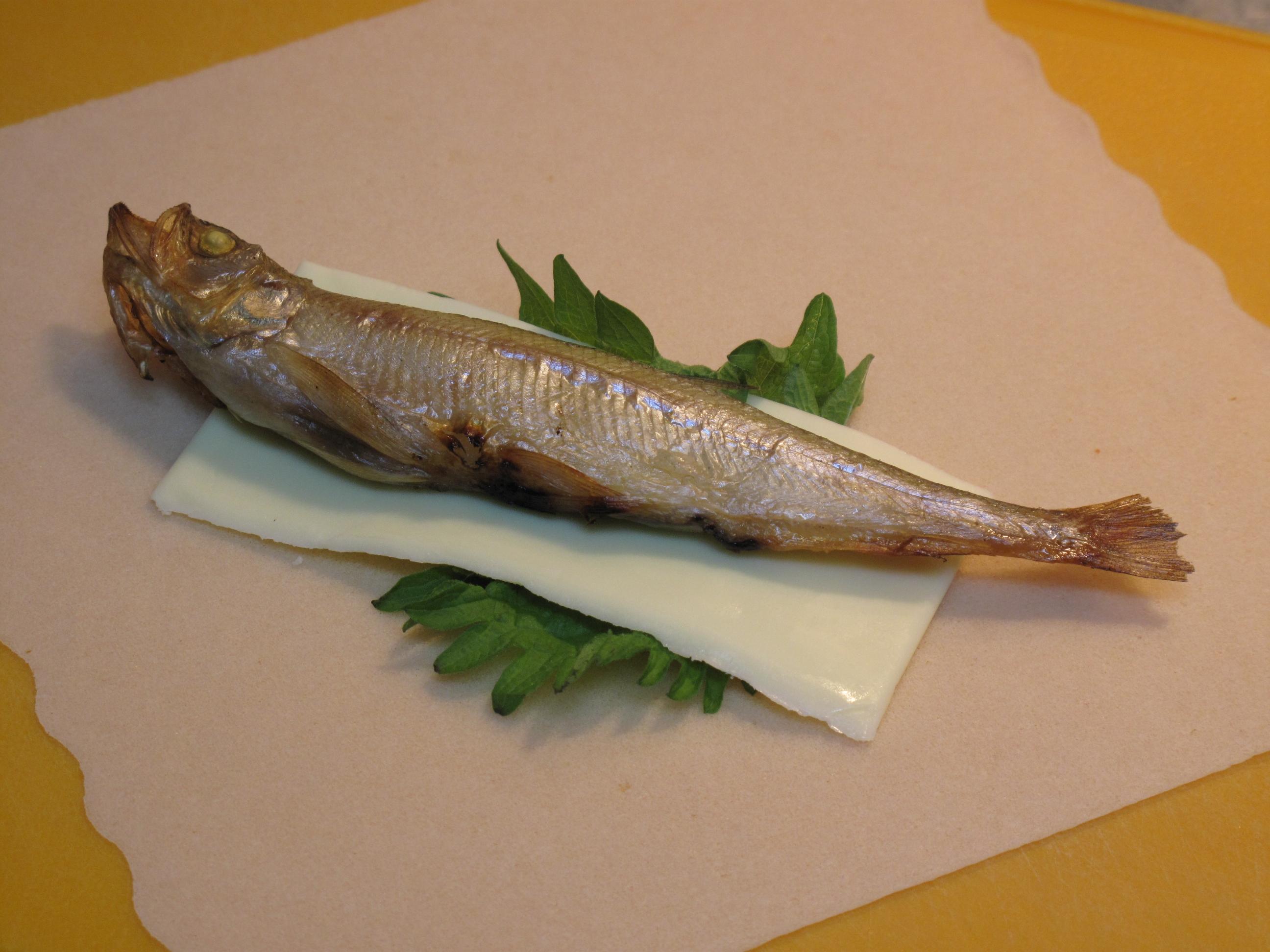 ししゃもとチーズのかんたん春巻き