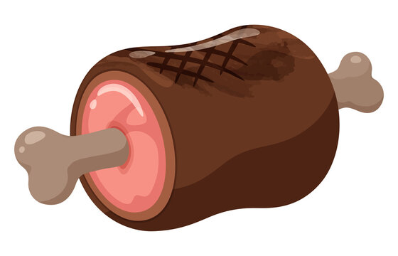 ステーキ お皿：イラスト無料