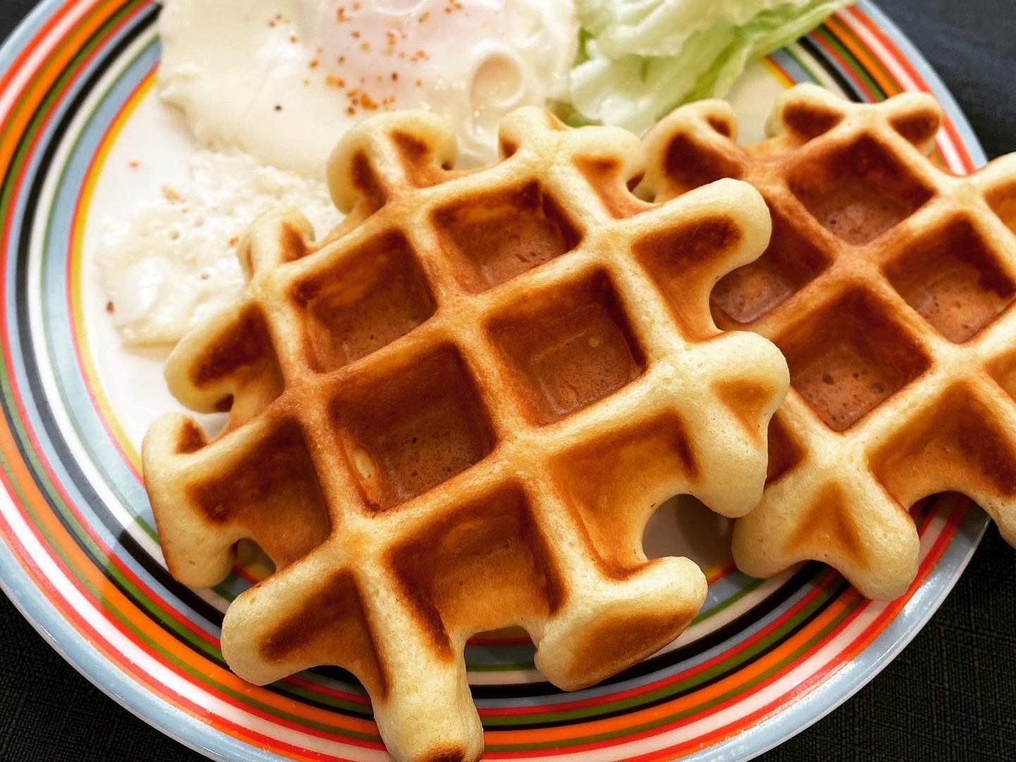 ホットケーキミックスで作るワッフル共立食品株式会社