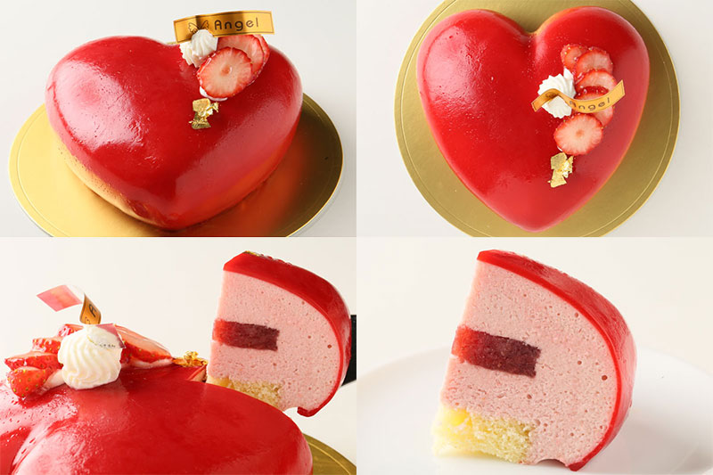 ラデュレのバレンタインを祝う「本命」っぽい赤いハートのケーキ♪3日間限定「モン・シェリ」甘美なおやつを探す主婦の日記