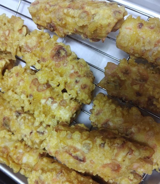 揚げたみたい❤️竹輪のサクサクカレー和え