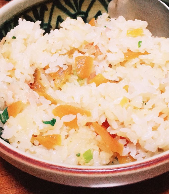 簡単♪♪卵なしでパラパラチャーハン