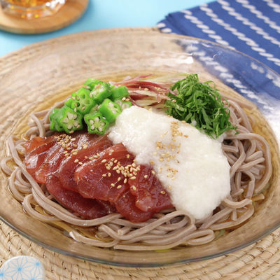 血液サラサラに「めかぶと納豆の山かけそば」 – 簡単料理を素早く探すレンタルレシピサイト「Quicooking クイッキング 」