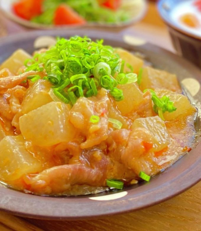 SUN 03 15 2020 幼児食 豚こま肉と大根の炒め物大人も子供もおいしいDialy by うさぱん