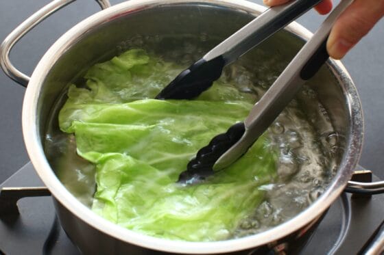 ゆでキャベツの小鉢