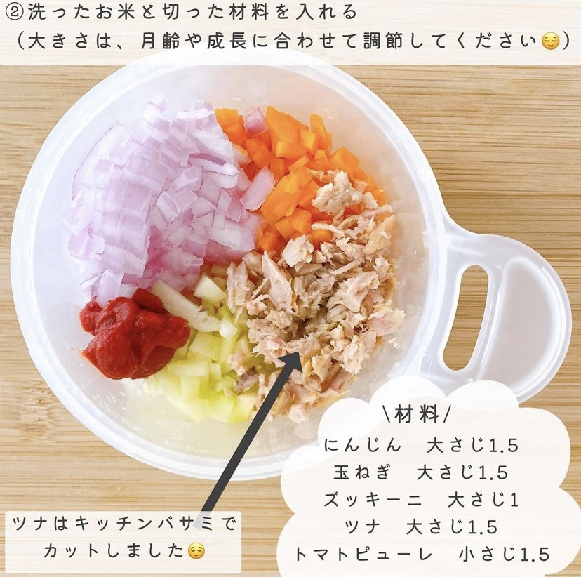 炊飯器でミネストローネ 離乳食中期〜 │ あんママレシピ