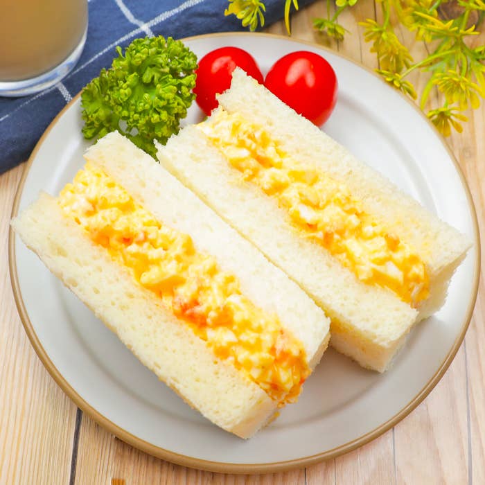 ふわふわ♡定番のたまごサンド シンプルでおいしい