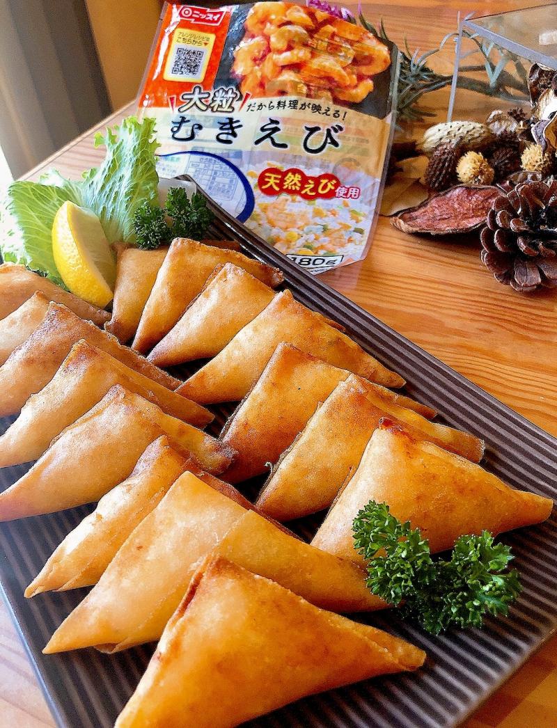 海老とはんぺんの春巻きeriko ＊作り置きおかずで毎日ごはん＊