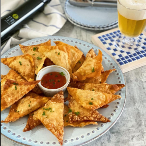 DREAM BEERおつまみレシピ フルーティーなビールと一緒に軽やかエスニック 『ナンプラー香る海老のワンタン揚げ』DREAMBEER ドリームビア