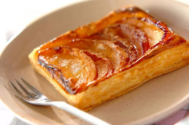 時短レシピ☆ぶどうのカスタードパイ