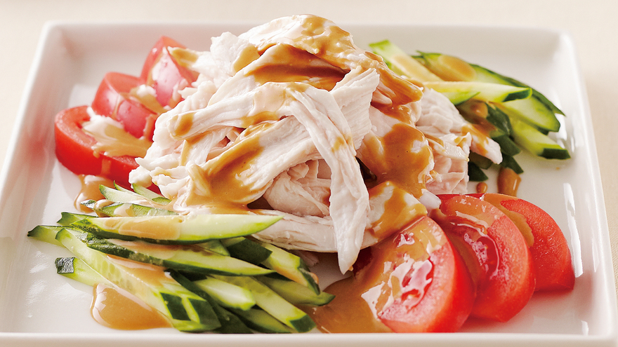 蒸し鶏アレンジ♪梅風味鶏の照り焼き丼