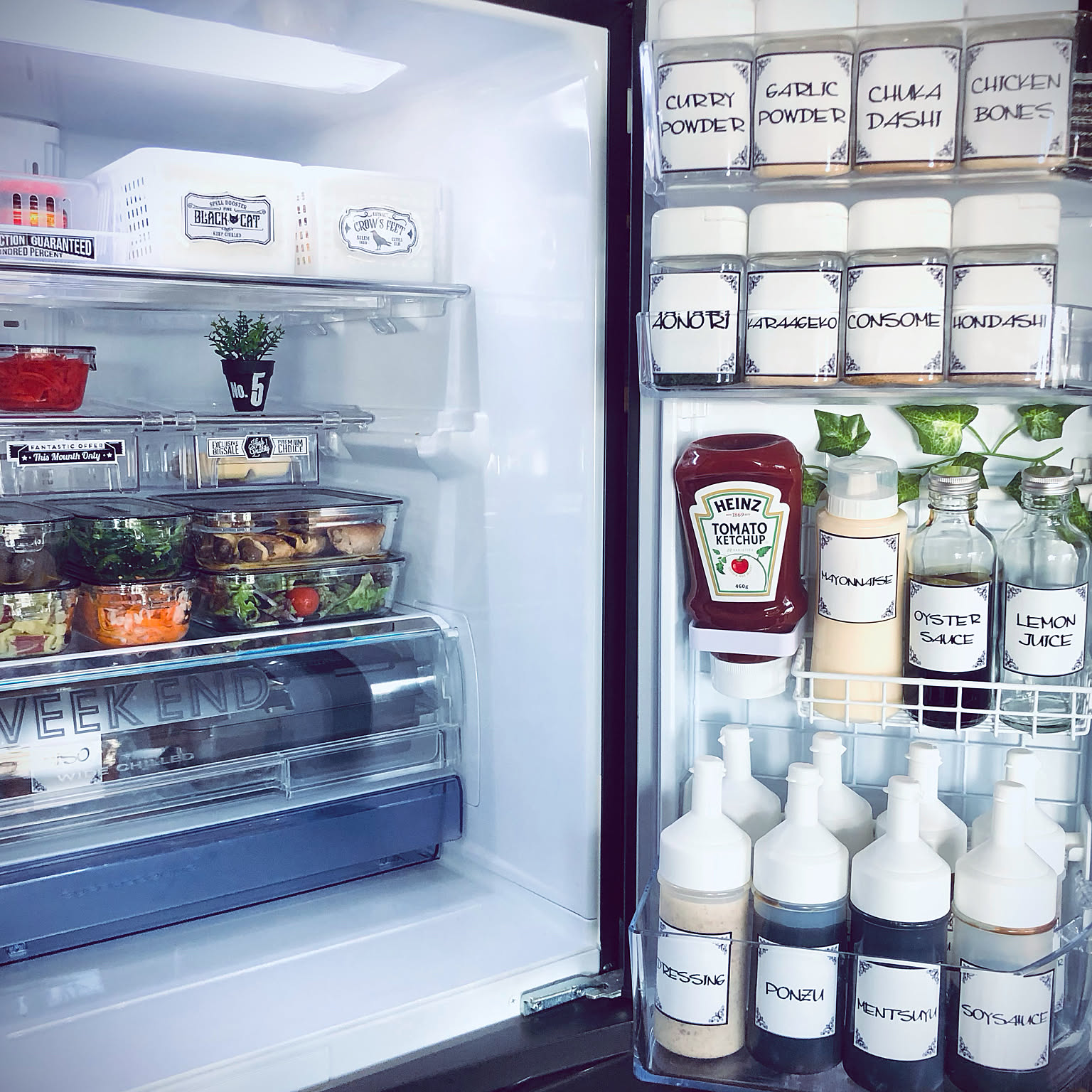 冷蔵庫の中、整理したいけど中身が見えないと使いにくいんだよね」という方におすすめ❤️ こんにちは 整理収納アドバイザーの @akane.920 です✨ダイソーでとってもいい冷蔵庫用収納ケースを見つけました😍 何がいいかと言うとケースの長さが冷蔵庫の奥行に合っている