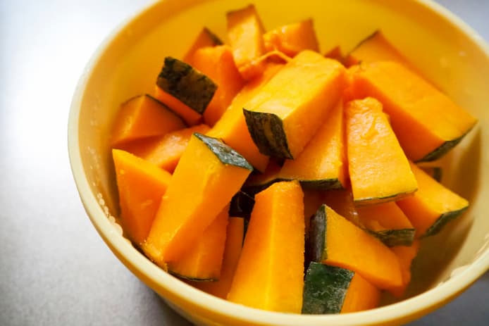 ♡冷凍カボチャであまあま副菜♡