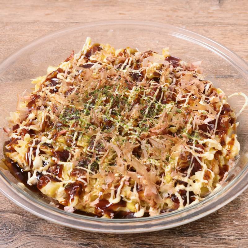 ベビースター&ねぎ入り!お好み焼き風おやつ蒸しパンおやつカンパニー -^〇^-