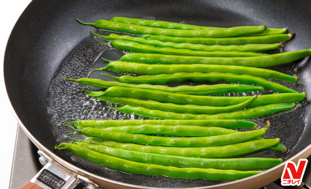 レンジで簡単♪ モロッコいんげんの胡麻和え