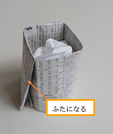 簡単紙袋の作り方:材料3つで作れる即席袋を写真付きで紹介！お散歩・ゴミ箱にも最適 > のびのびキャンプ