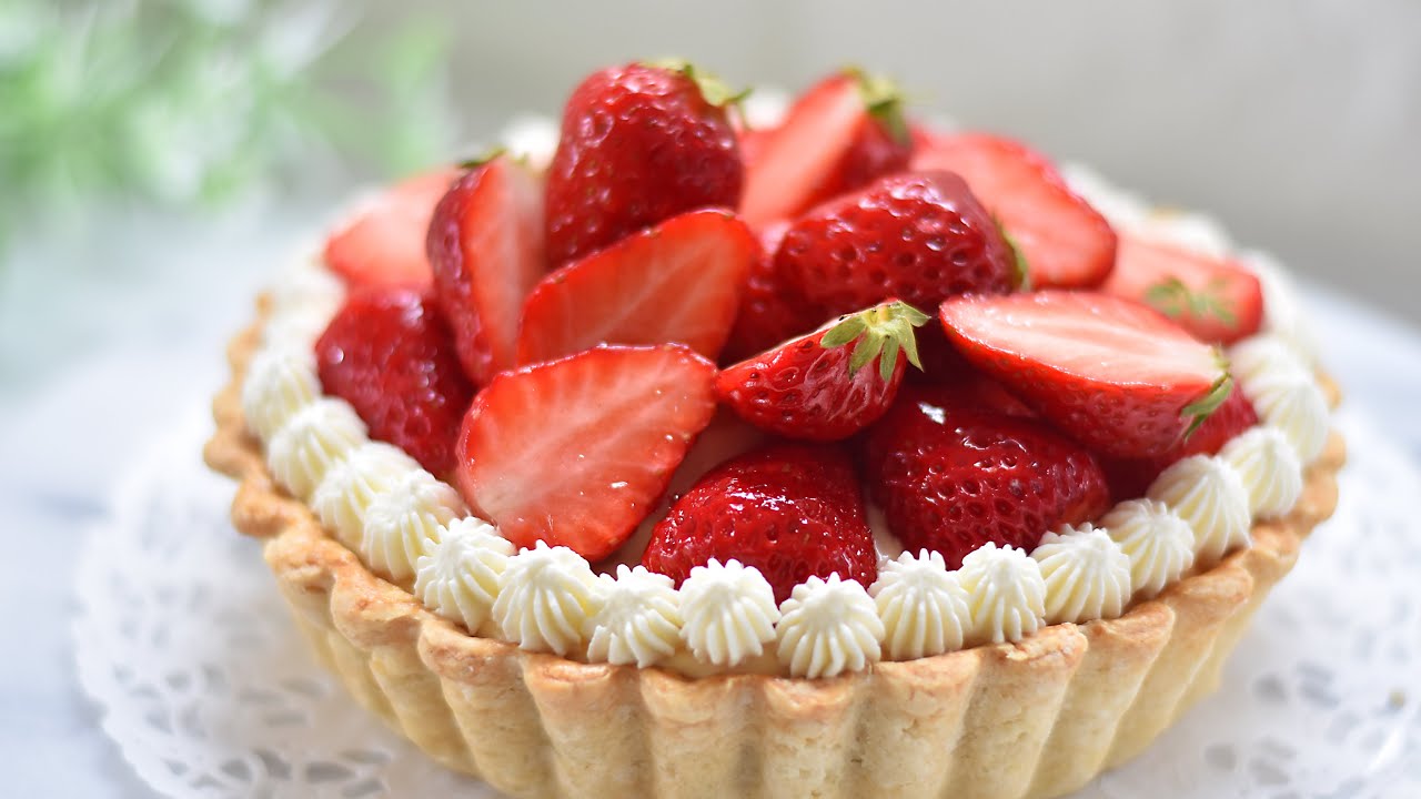 いちごのタルト。生地から手作りしませんか