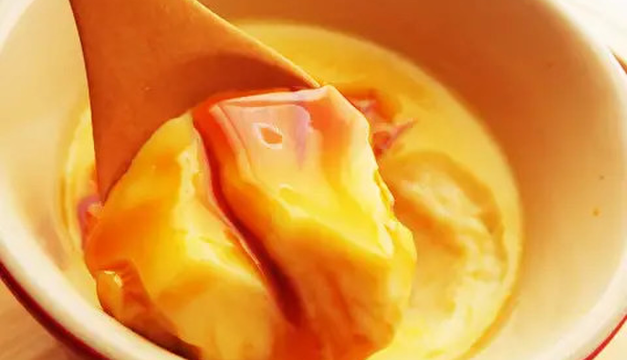 レンジde 簡単豆乳プリン