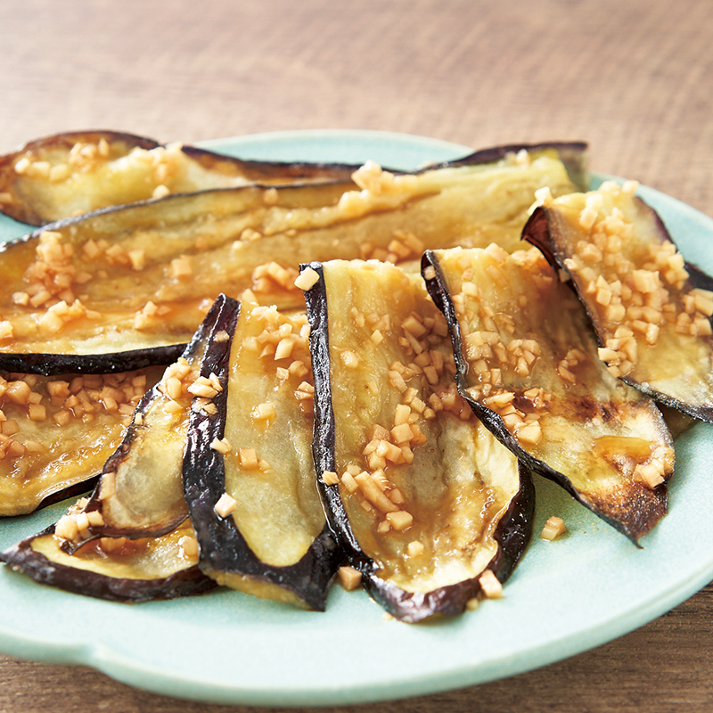 長なすのトースター焼き 甘辛香味だれ