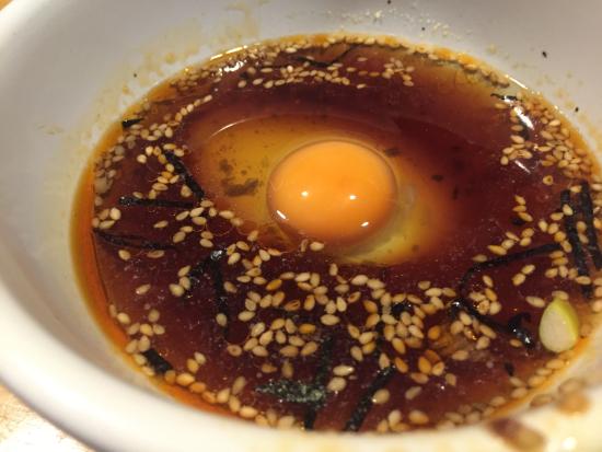 とろろと卵の蕎麦