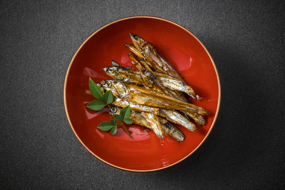 田作りの砂糖がけ