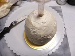 野球をイメージした誕生日ケーキ作りました☆つくば市のケーキ屋・洋菓子ならアランマリ