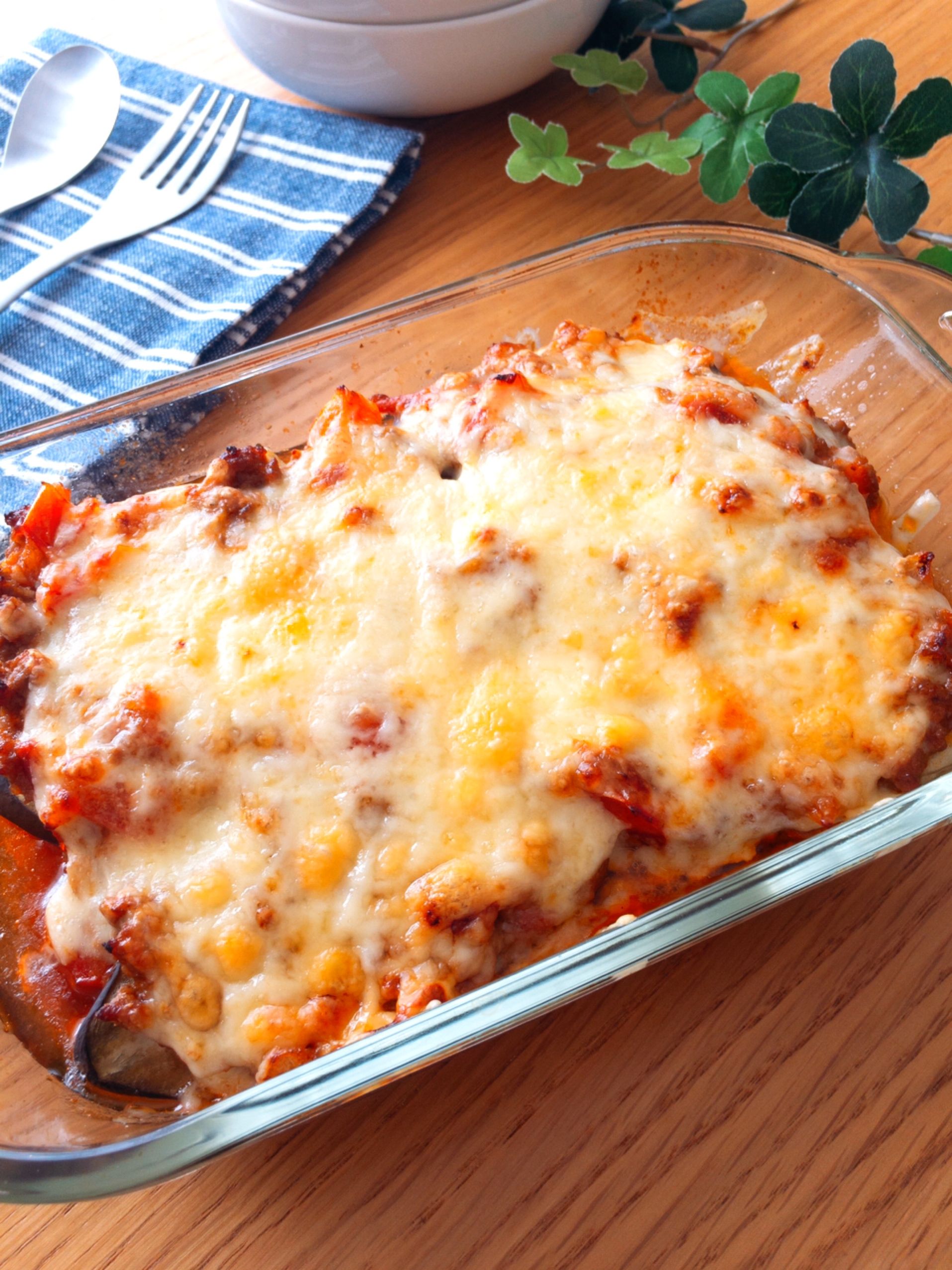 なすのミートソース重ね焼きレシピ日清製粉ウェルナ