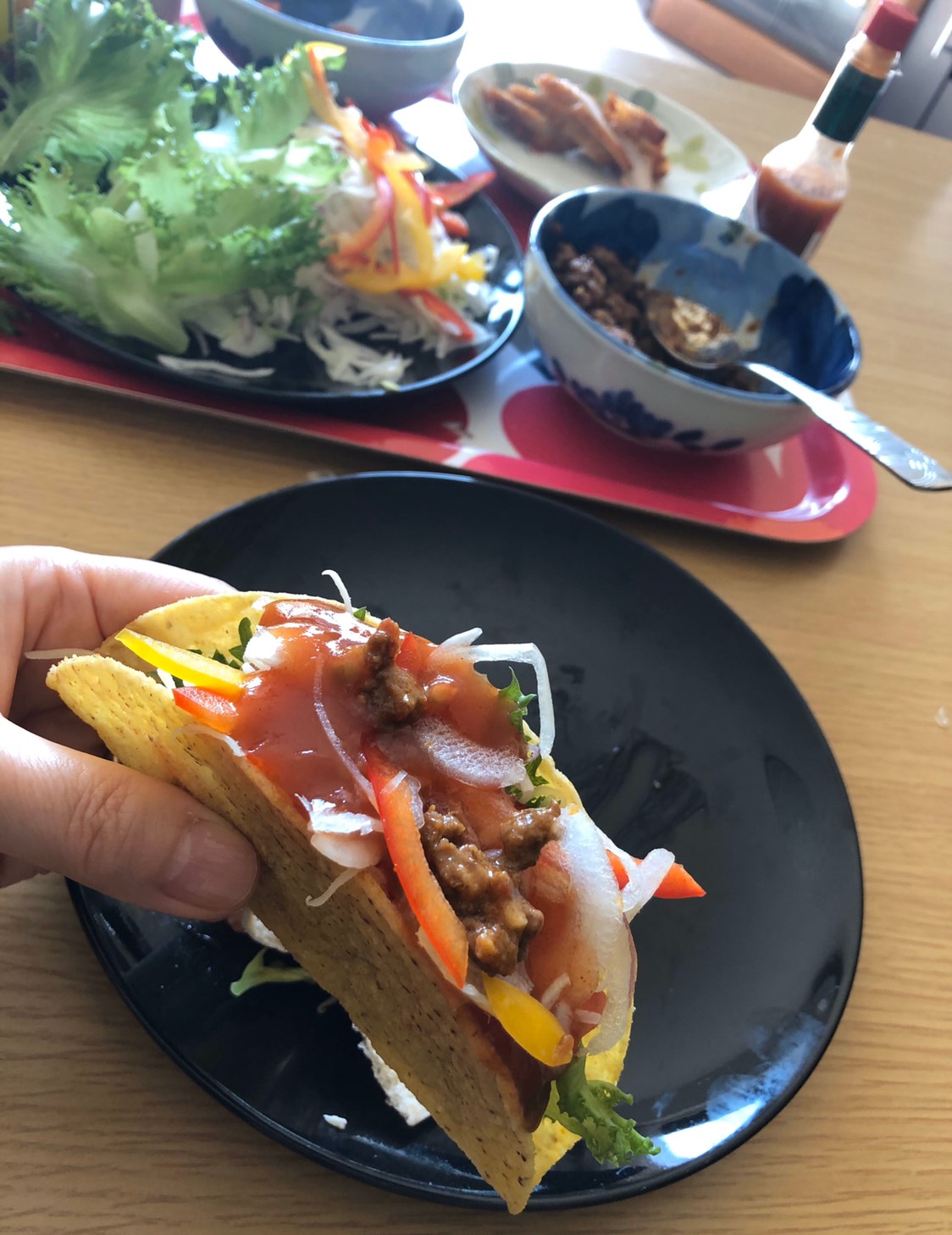 スパイスなしで辛くない！子どもも食べられるタコス