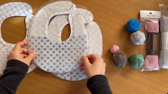 真夏に刺繍をしてみましたnunocoto