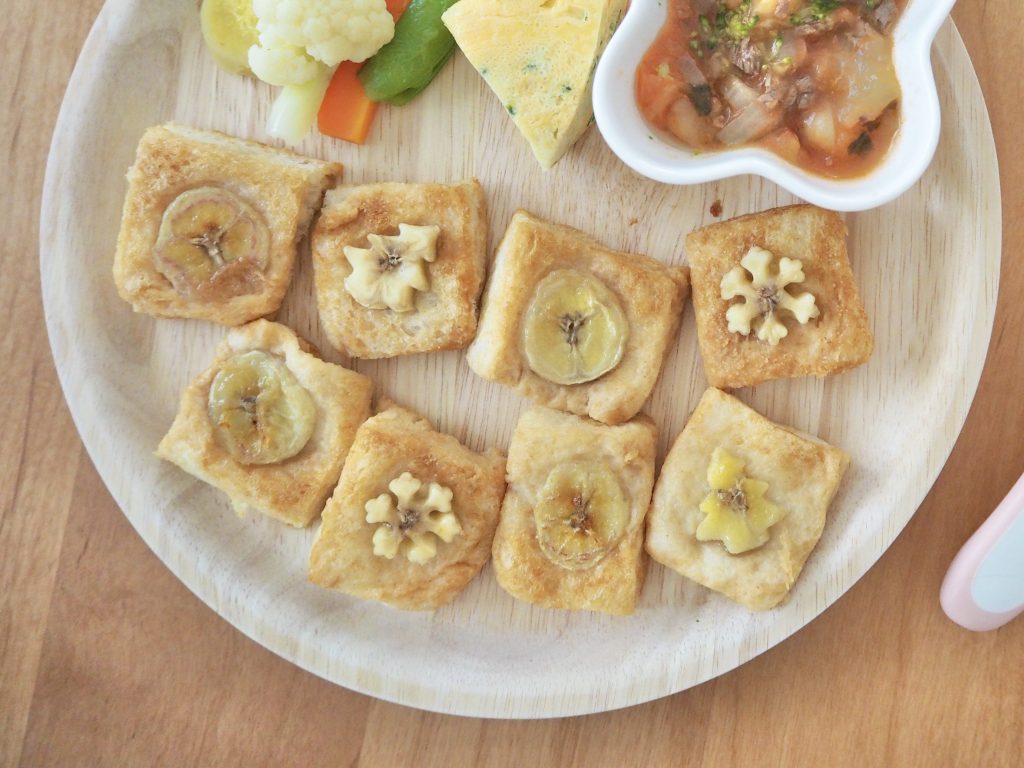 手づかみ食べメニューレシピ4選離乳食後期〜ごはん日記 離乳食 補完食