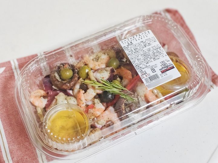 コストコおすすめの惣菜「シーフードアヒージョ」の作り方＆レビュ