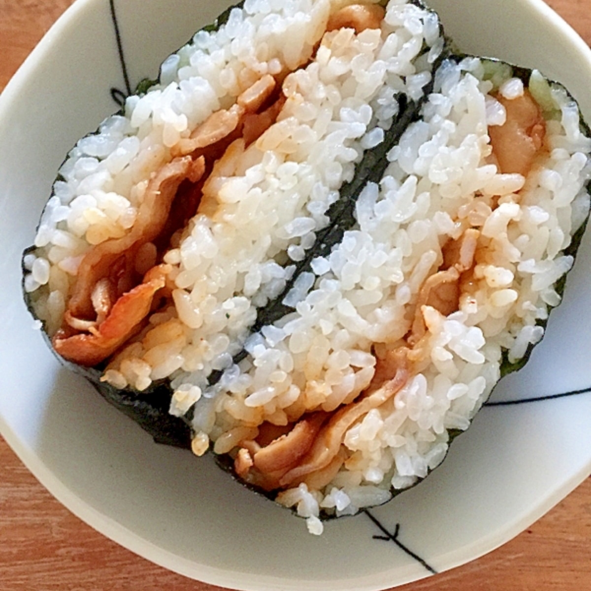 豚肉のコチュジャン炒め おにぎり