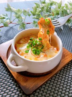 キムチ＆とろ〜りチーズのトロトロ卵炒め☆ by ♡mkwm♡クックパッド簡単おいしいみんなのレシピが392万品