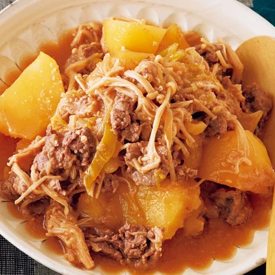 「牛肉と豆腐のすき煮」の献立