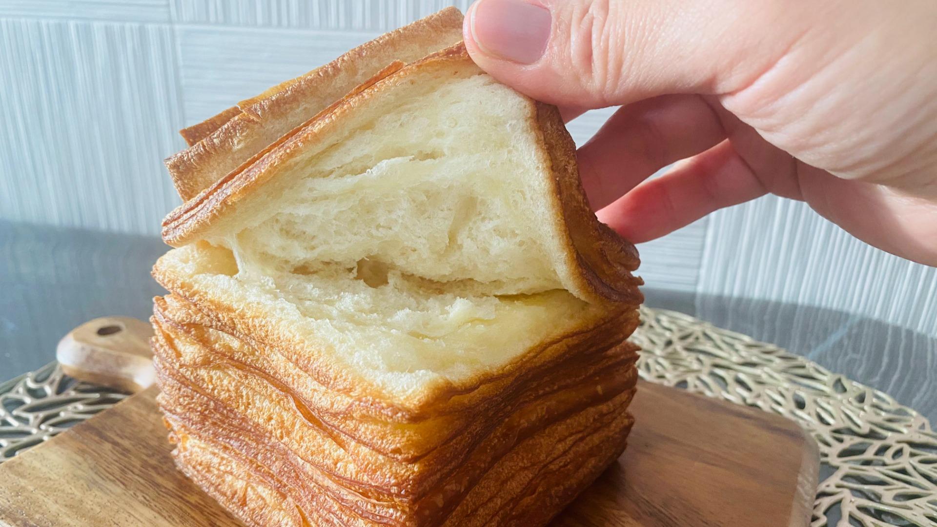 台湾で話題! ミルフィーユ食パンのレシピお菓子・パン材料・ラッピングの通販 cotta*コッタ