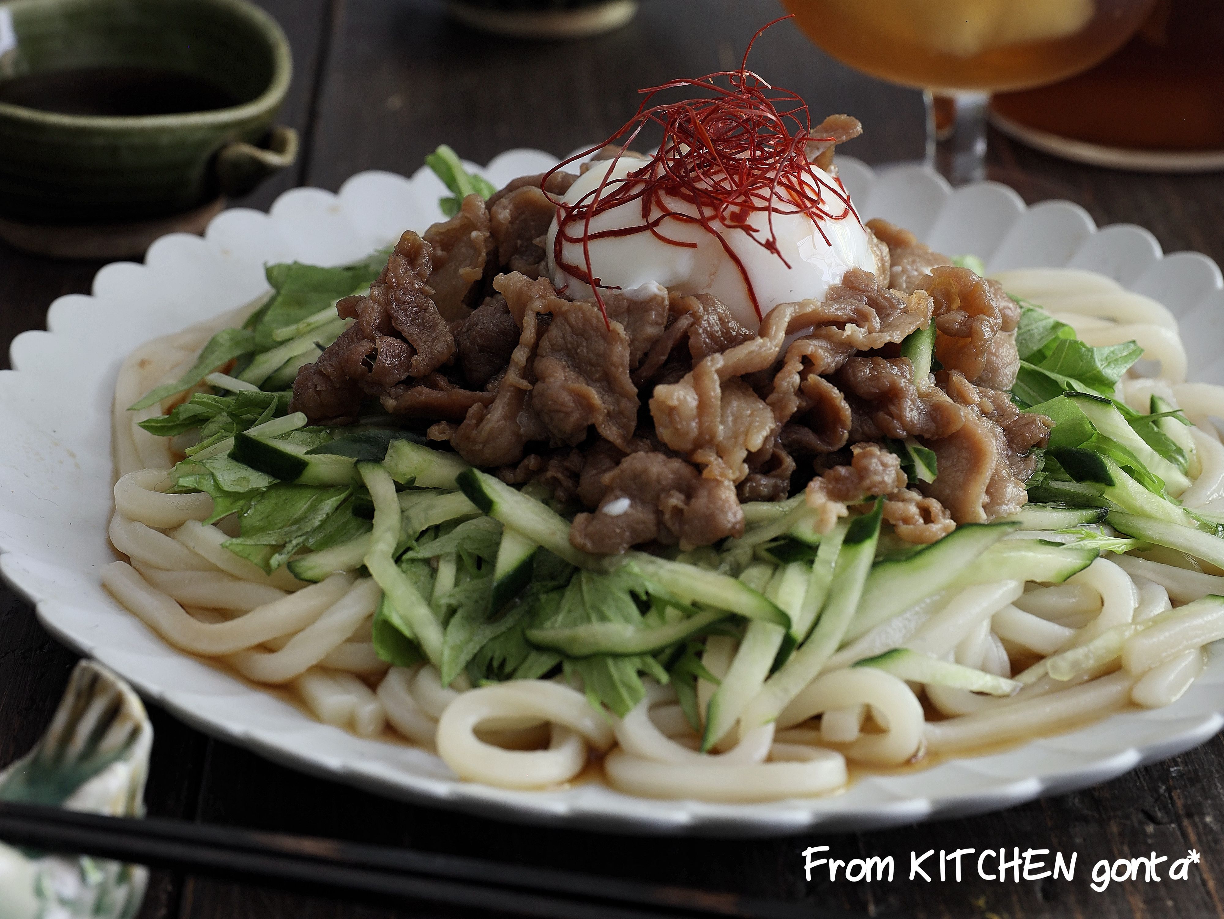 簡単＊白だしで牛おろし冷やしうどん by 腹ペコりんぬクックパッド簡単おいしいみんなのレシピが392万品
