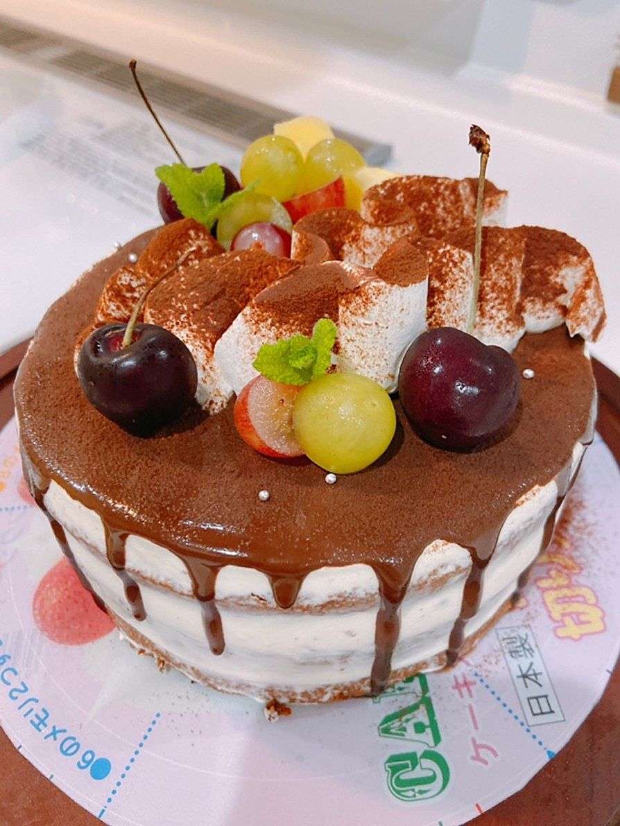 お誕生日のティラミスケーキ : Tokyo smile food***