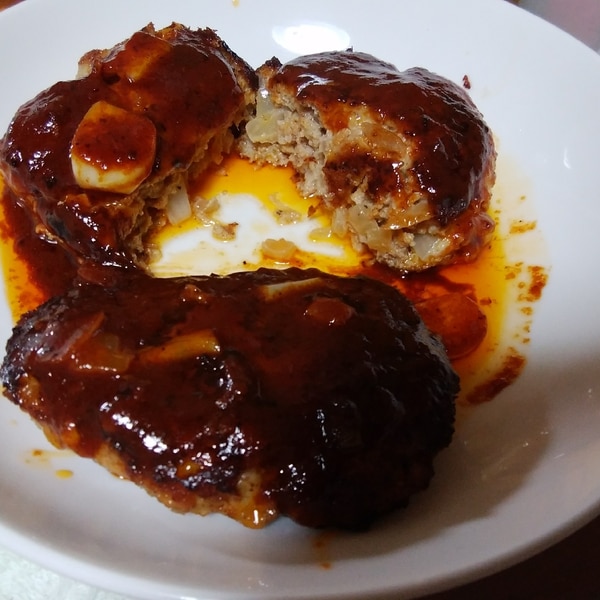 レストランの味！, 白ガーリックソースのハンバーグ